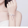 Heart-Lock Sterling - Charm Bracelet