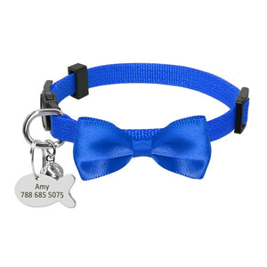 Custom ID Pet Collars (Engraved Tag)