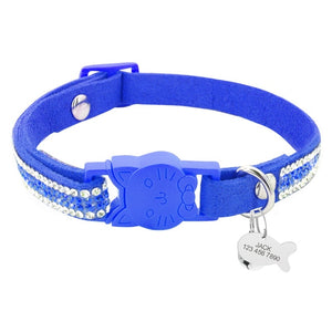 Custom ID Pet Collars (Engraved Tag)