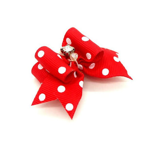 Spots & Dots - Dog Hair Bows (1 Pair)