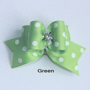 Spots & Dots - Dog Hair Bows (1 Pair)