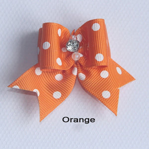Spots & Dots - Dog Hair Bows (1 Pair)