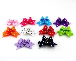 Spots & Dots - Dog Hair Bows (1 Pair)