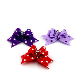 Spots & Dots - Dog Hair Bows (1 Pair)