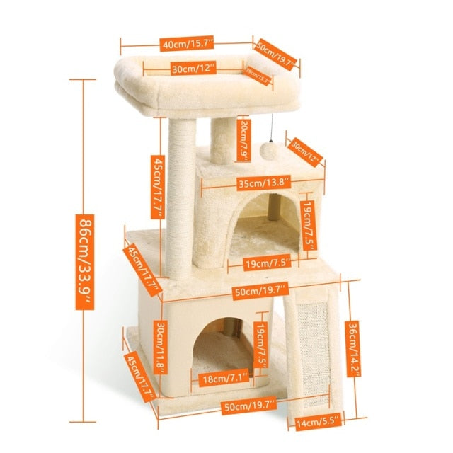 Cat Tree Tower (USA Warehouse)