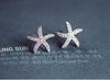 Silver Starfish -  Earrings