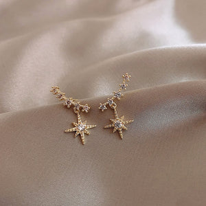 Delicate Star Drop - Earrings