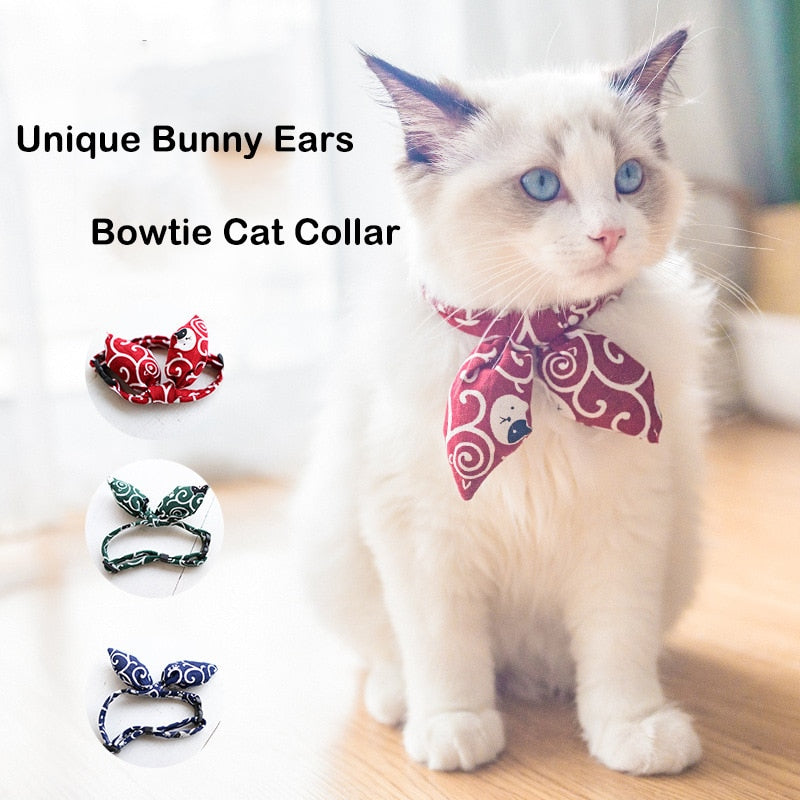 Bunny Bow - Cat Collars
