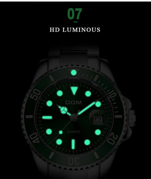 DOM Ghost Series - Watch (Silver/Green)