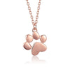 Paw Necklace (925 Sterling Silver/Rose)