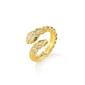 Gold Snake Rings (Adjustable)