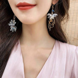 Pearl Flower Earrings