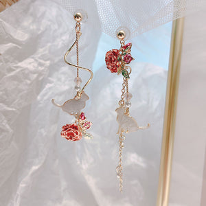 Pearl Flower Earrings