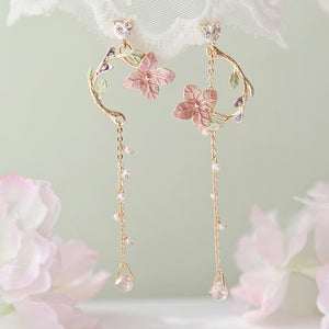 Pearl Flower Earrings