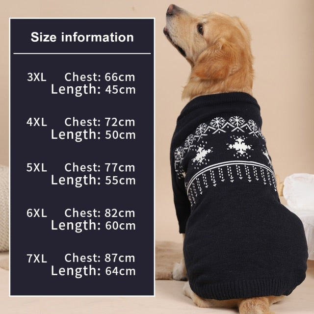 Snowflake Pet Sweaters (3XL-7XL)