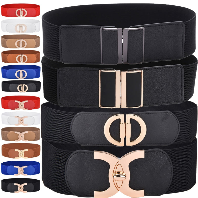 Wide Stretchy - Fashion Belt