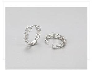 Chain Sterling Earrings (925 Silver)