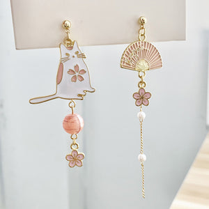 Pearl Flower Earrings