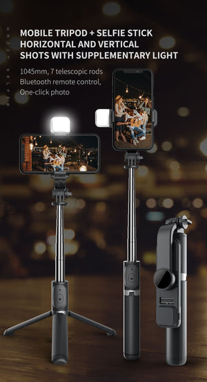 Selfie Stick Tripod (Bluetooth)