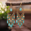 classy green earrings 