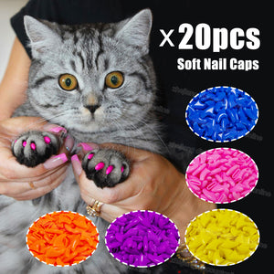  Cat Claw Covers - (20pcs), Pets, zhejiang discountonline Co., Miss Molly & Co. - Miss Molly & Co.