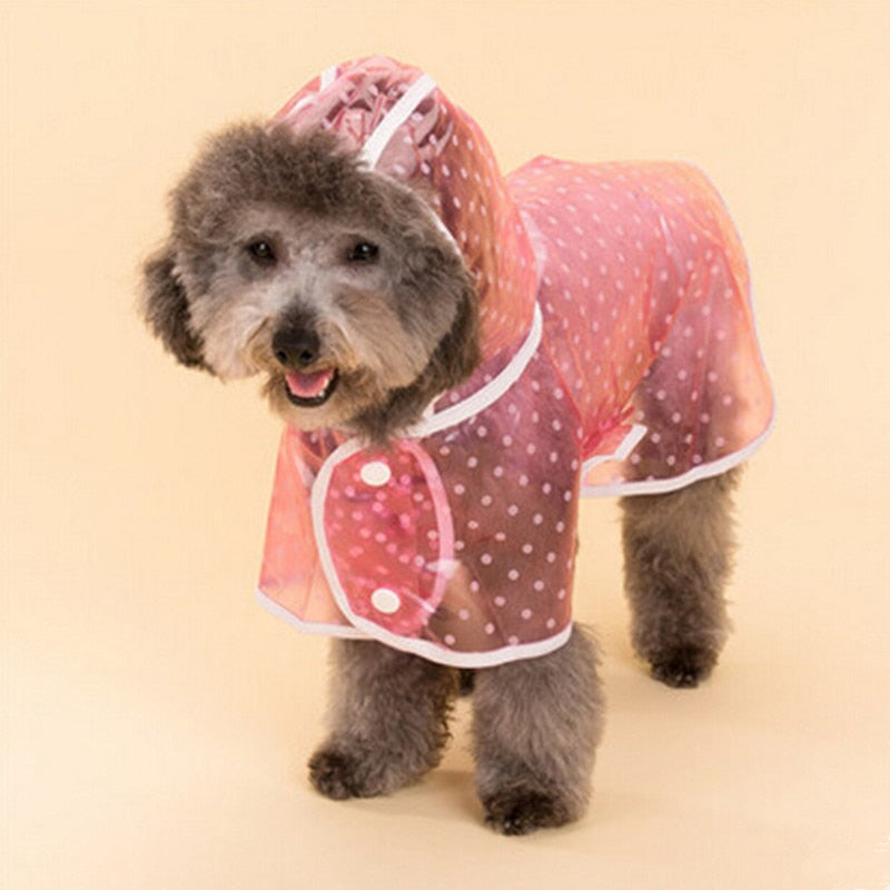 Spot of Rain! - Pet Raincoats (Pink/Blue)