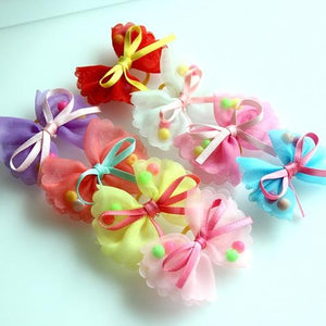  Lace & Bows - Pet Hair Grooming (20pcs), Pet Hair Clips, Darlingg Doggy Store, Miss Molly & Co. - Miss Molly & Co.