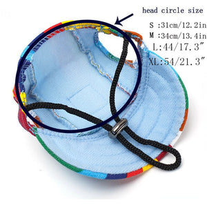 TAILUP Summer Pet Hats (S-XL)