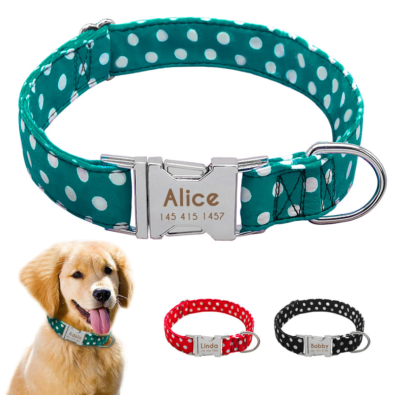 Spot ID/Name Collars - Dog (Adjustable)