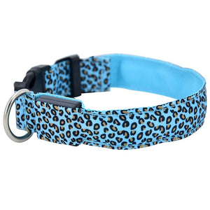 Leopard - LED Dog Collar (Safety) (S M L)