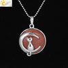 Natural Moon Charm - Cat Necklace