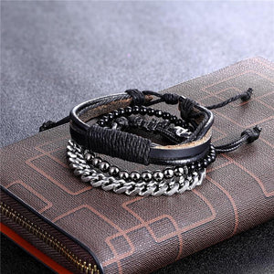 Chain Layer Bracelet - (3Pcs)