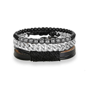 Chain Layer Bracelet - (3Pcs)